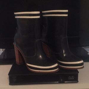 DVF heeled rain-boots!